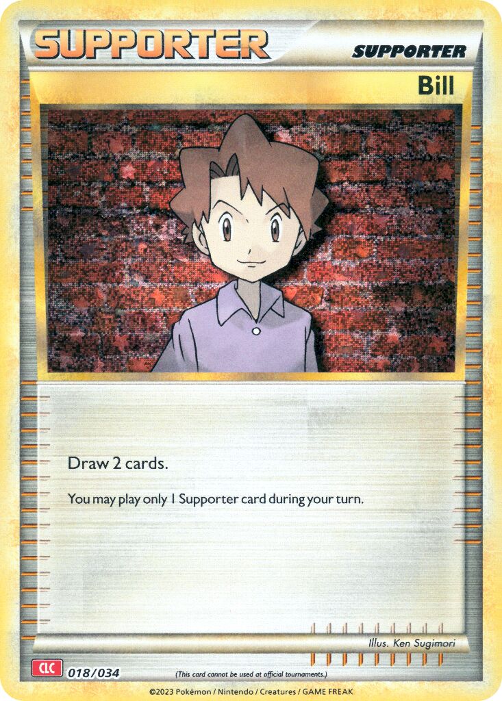 Bill 018 — Pokémon TCG Classic (Charizard) (English Pokémon TCG card)