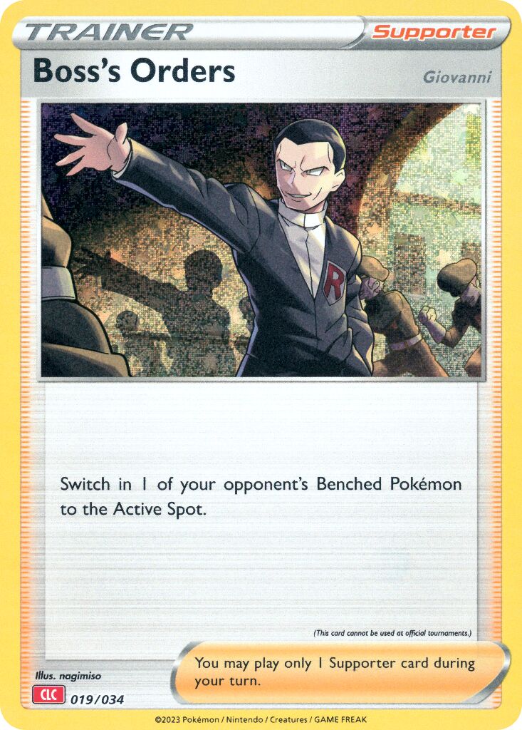 Boss's Orders 019 — Pokémon TCG Classic (Charizard) (English Pokémon TCG card)