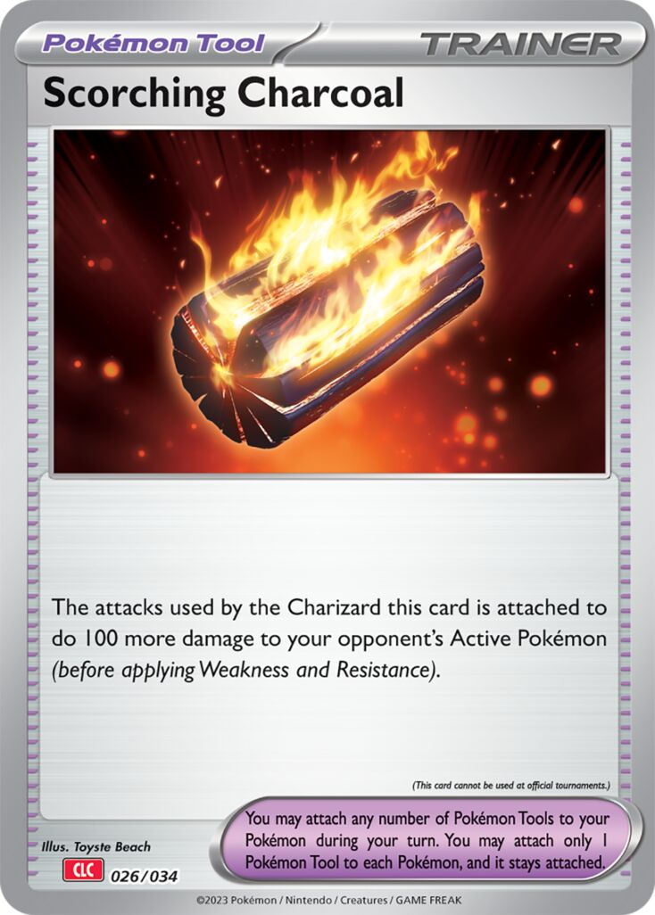 Scorching Charcoal 026 — Pokémon TCG Classic (Charizard) (English Pokémon TCG card)