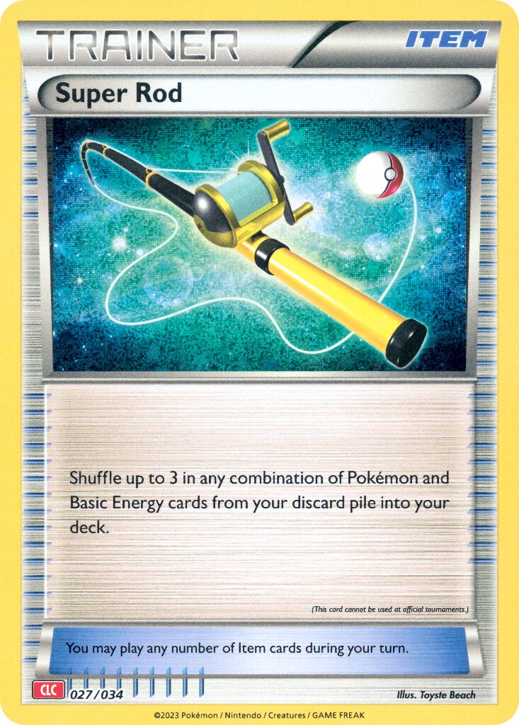 Super Rod 027 — Pokémon TCG Classic (Charizard) (English Pokémon TCG card)
