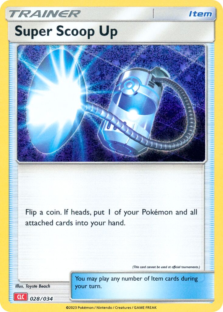 Super Scoop Up 028 — Pokémon TCG Classic (Charizard) (English Pokémon TCG card)