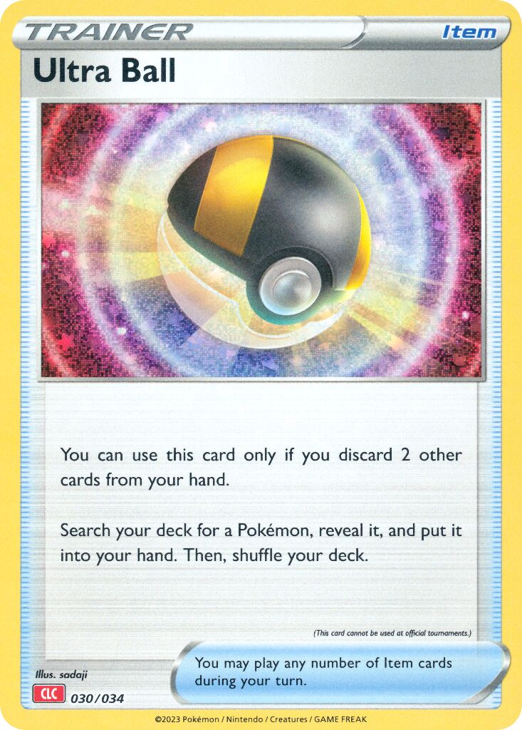 Ultra Ball 030 — Pokémon TCG Classic (Charizard) (English Pokémon TCG card)