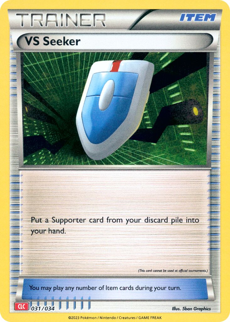 VS Seeker 031 — Pokémon TCG Classic (Charizard) (English Pokémon TCG card)