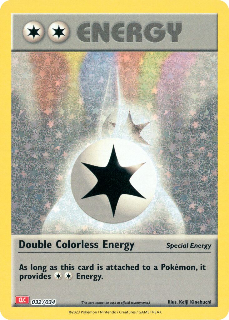 Double Colorless Energy 032 — Pokémon TCG Classic (Charizard) (English Pokémon TCG card)