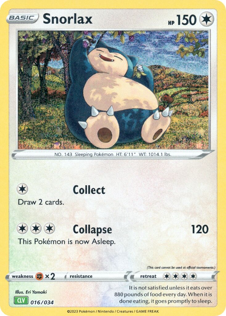 Snorlax 016 — Pokémon TCG Classic (Venusaur) (English Pokémon TCG card)