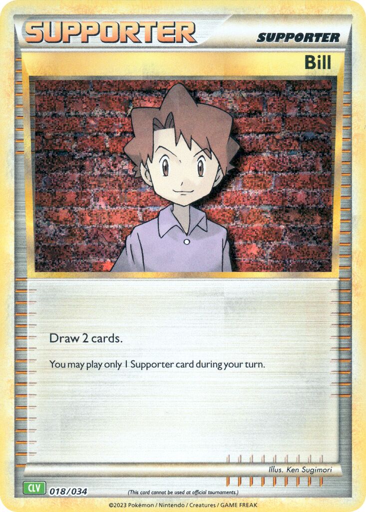 Bill 018 — Pokémon TCG Classic (Venusaur) (English Pokémon TCG card)