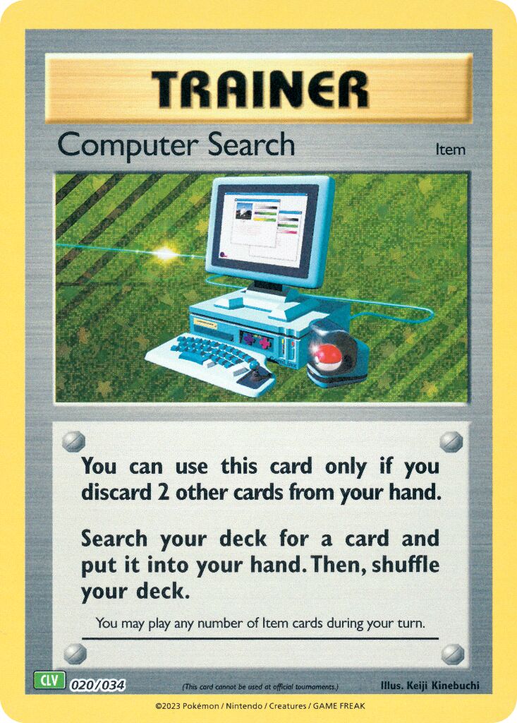 Computer Search 020 — Pokémon TCG Classic (Venusaur) (English Pokémon TCG card)