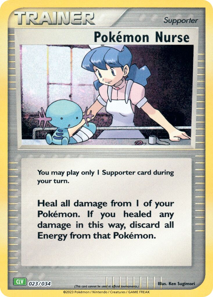 Pokémon Nurse 023 — Pokémon TCG Classic (Venusaur) (English Pokémon TCG card)