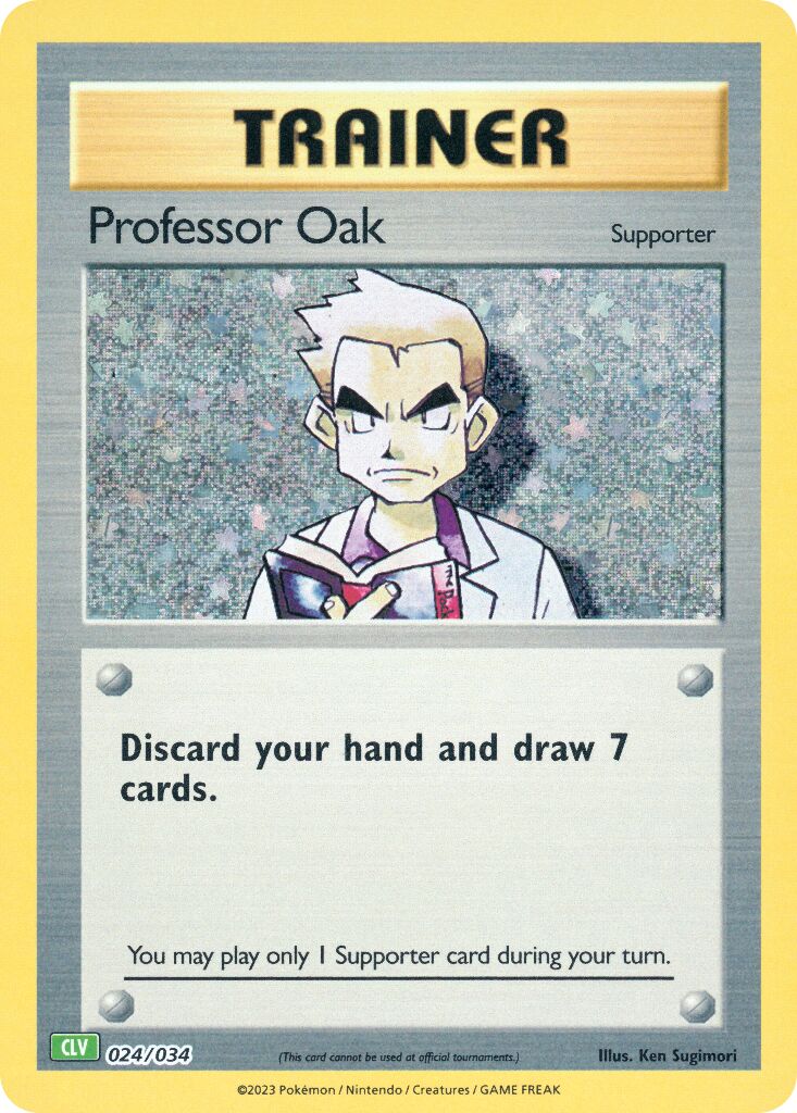 Professor Oak 024 — Pokémon TCG Classic (Venusaur) (English Pokémon TCG card)
