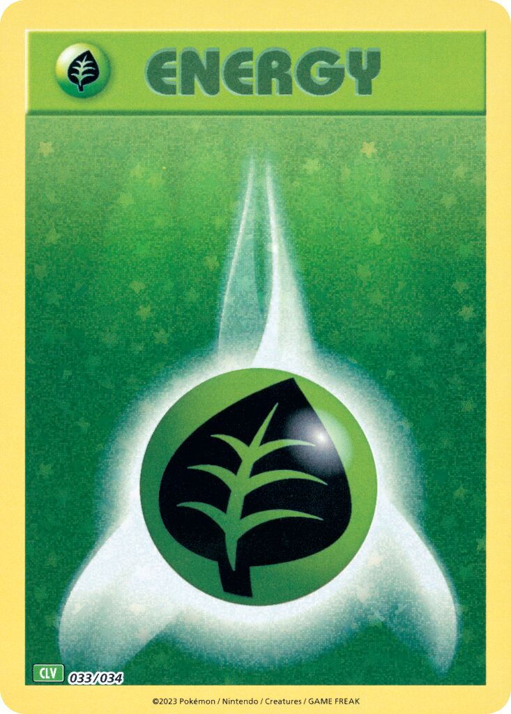 Grass Energy 033 — Pokémon TCG Classic (Venusaur) (English Pokémon TCG card)