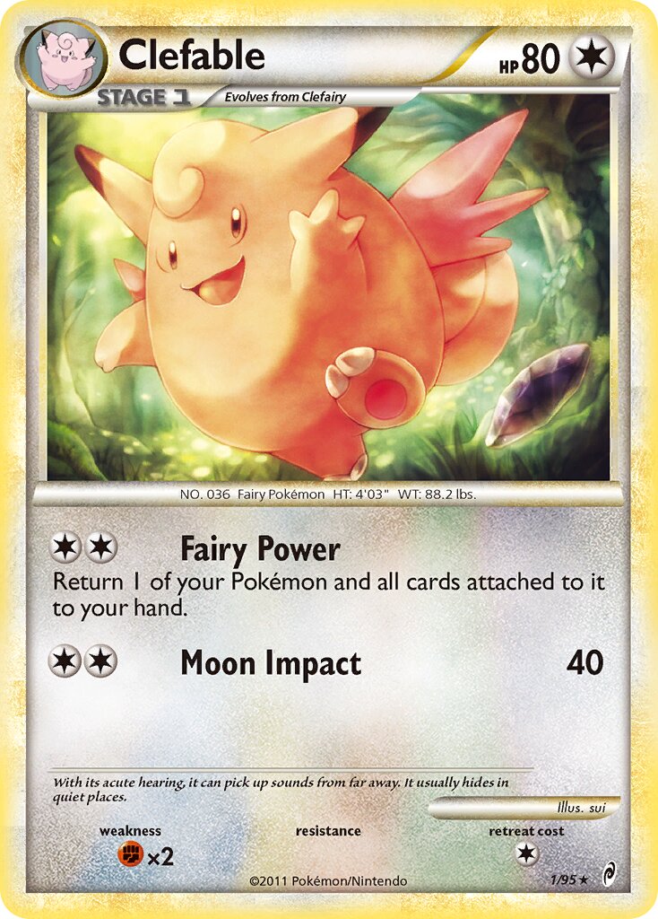 Clefable 001/106 — Call of Legends (English Pokémon TCG card)