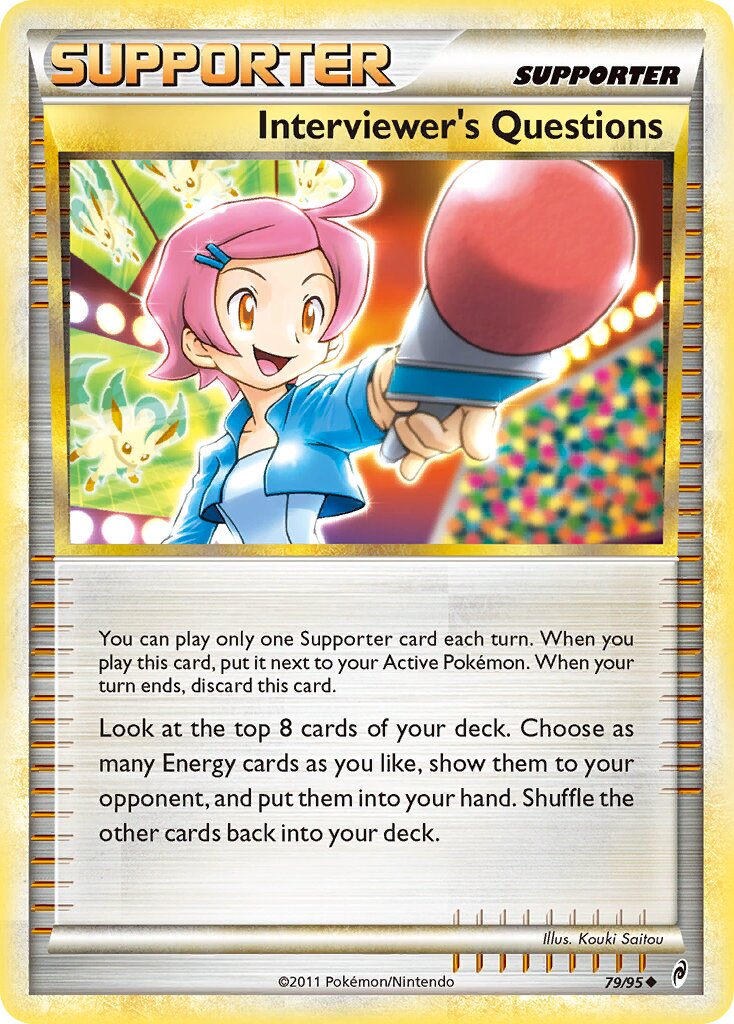 Interviewer's Questions 079/106 — Call of Legends (English Pokémon TCG card)