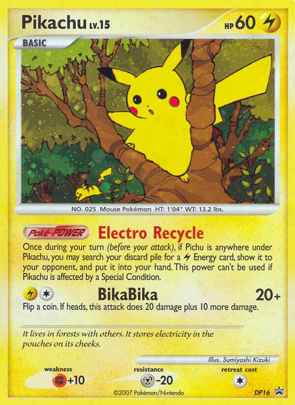 Pikachu 016 — Countdown Calendar (English Pokémon TCG card)