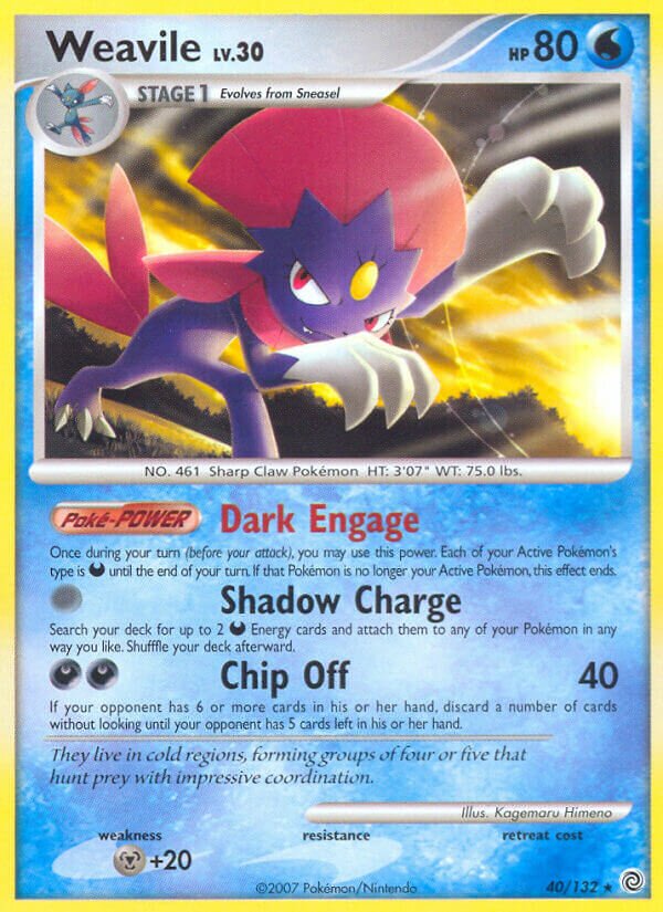 Weavile 040 — Countdown Calendar (English Pokémon TCG card)