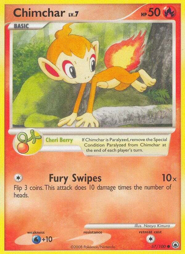 Chimchar 057 — Countdown Calendar (English Pokémon TCG card)