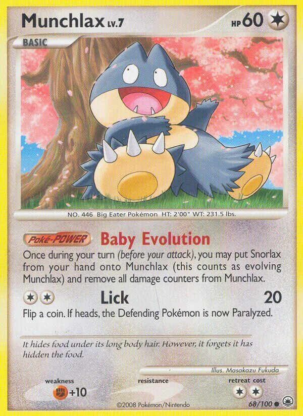 Munchlax 068 — Countdown Calendar (English Pokémon TCG card)