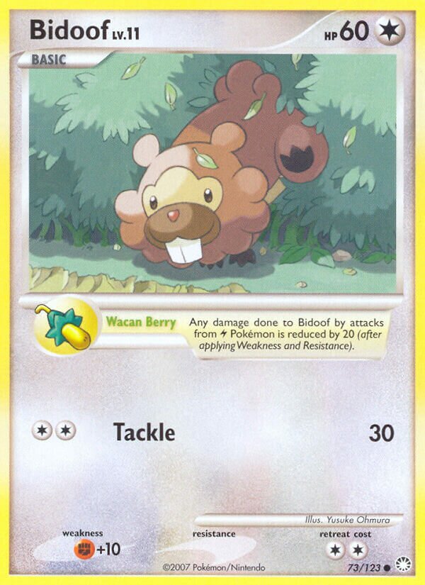 Bidoof 073 — Countdown Calendar (English Pokémon TCG card)