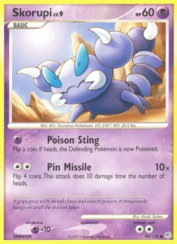 Skorupi 099 — Countdown Calendar (English Pokémon TCG card)