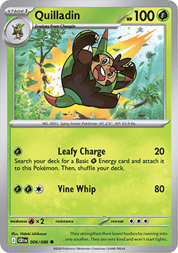 Quilladin 006/5 — Chaos Rising (English Pokémon TCG card)