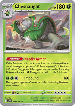 Chesnaught 007/5 — Chaos Rising (English Pokémon TCG card)