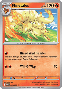 Ninetales 009/5 — Chaos Rising (English Pokémon TCG card)