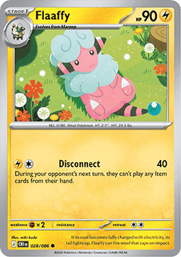 Flaaffy 028/5 — Chaos Rising (English Pokémon TCG card)