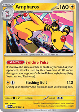 Ampharos 029/5 — Chaos Rising (English Pokémon TCG card)