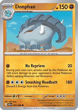 Donphan 045/5 — Chaos Rising (English Pokémon TCG card)