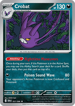 Crobat 051/5 — Chaos Rising (English Pokémon TCG card)