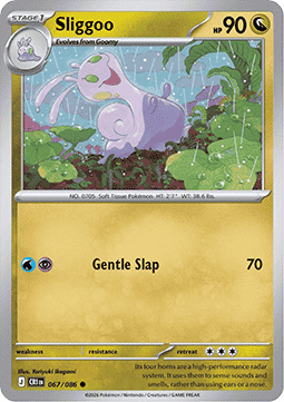 Sliggoo 067/5 — Chaos Rising (English Pokémon TCG card)