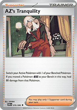 AZ's Tranquility 076/5 — Chaos Rising (English Pokémon TCG card)