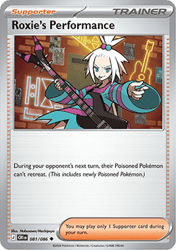 Roxie's Performance 081/5 — Chaos Rising (English Pokémon TCG card)