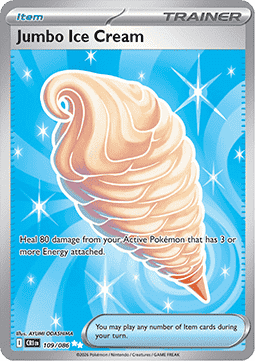 Jumbo Ice Cream 109/5 — Chaos Rising (English Pokémon TCG card)