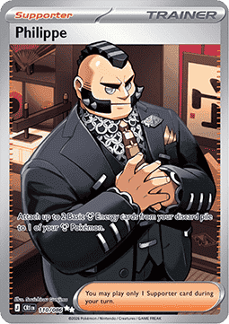 Philippe 110/5 — Chaos Rising (English Pokémon TCG card)