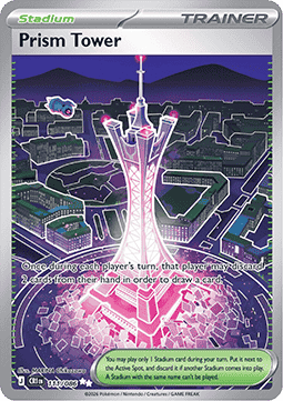 Prism Tower 111/5 — Chaos Rising (English Pokémon TCG card)
