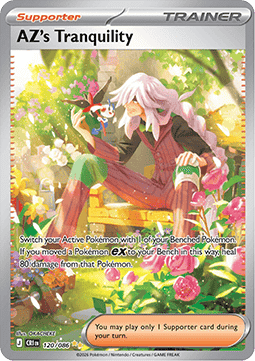 AZ's Tranquility 120/5 — Chaos Rising (English Pokémon TCG card)