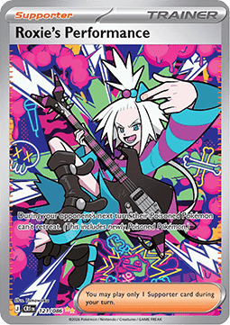 Roxie's Performance 121/5 — Chaos Rising (English Pokémon TCG card)