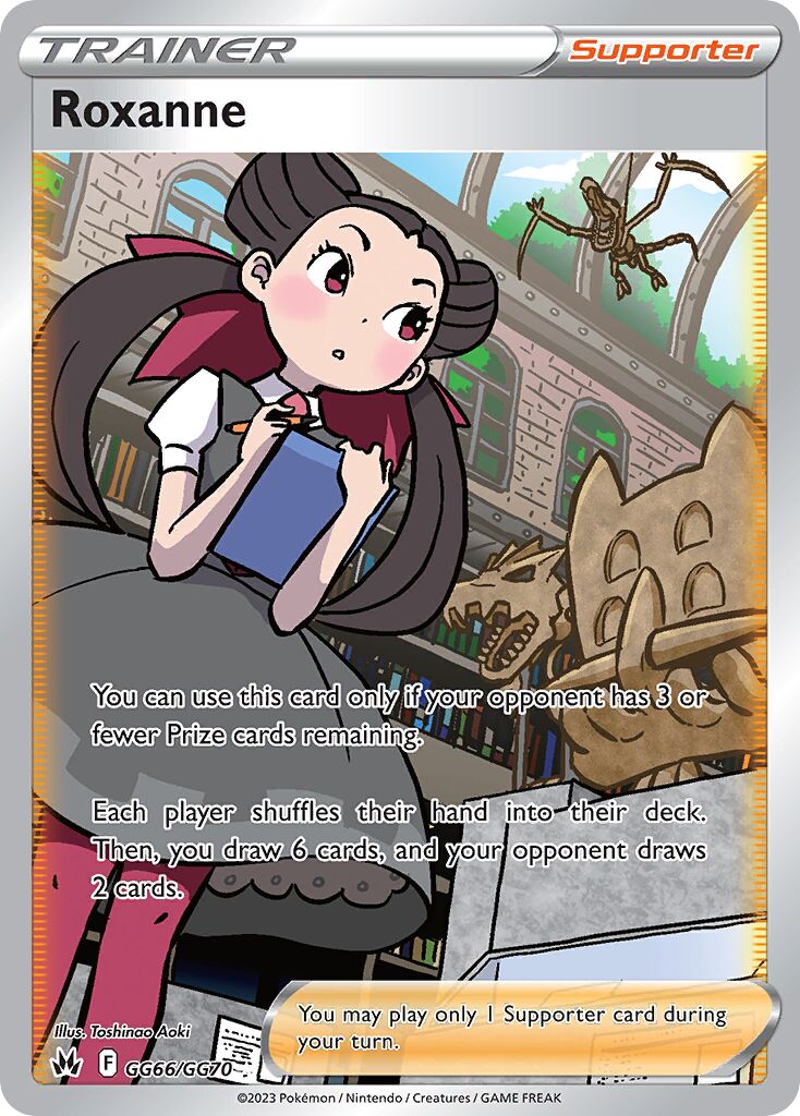 Roxanne 066 — Crown Zenith (Galarian Gallery) (English Pokémon TCG card)