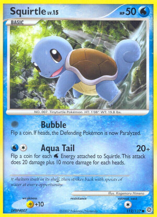 Squirtle 112/132 — Secret Wonders (English Pokémon TCG card)