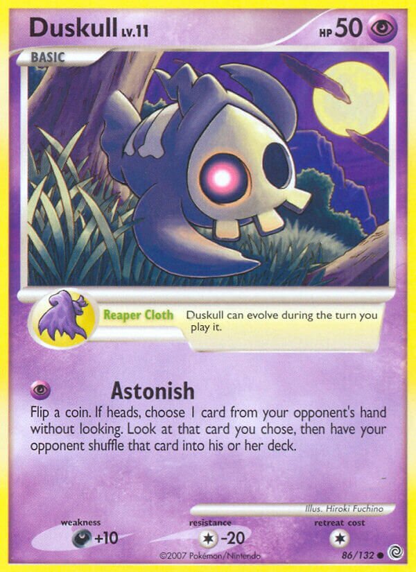 Duskull 086/132 — Secret Wonders (English Pokémon TCG card)