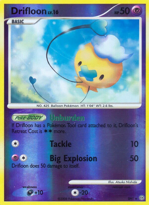 Drifloon SH1 — Stormfront (English Pokémon TCG card)