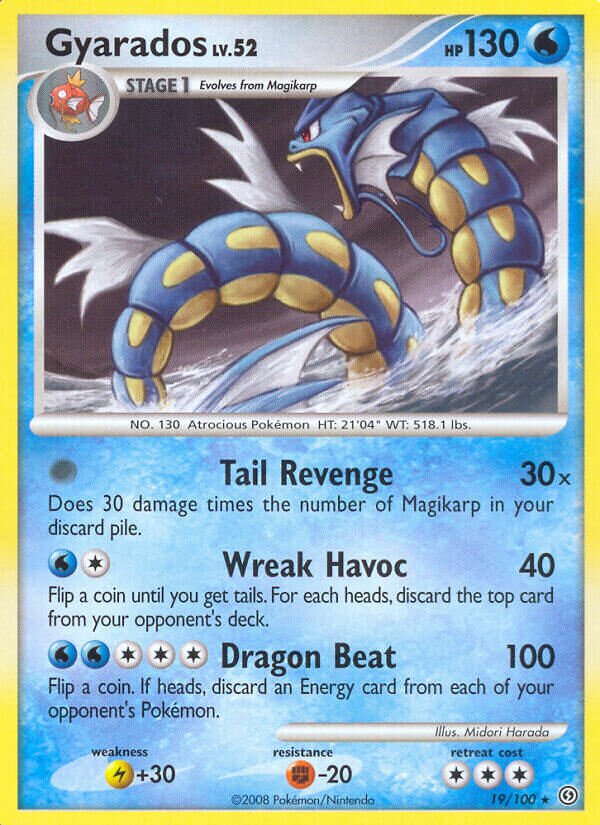 Gyarados 019/106 — Stormfront (English Pokémon TCG card)