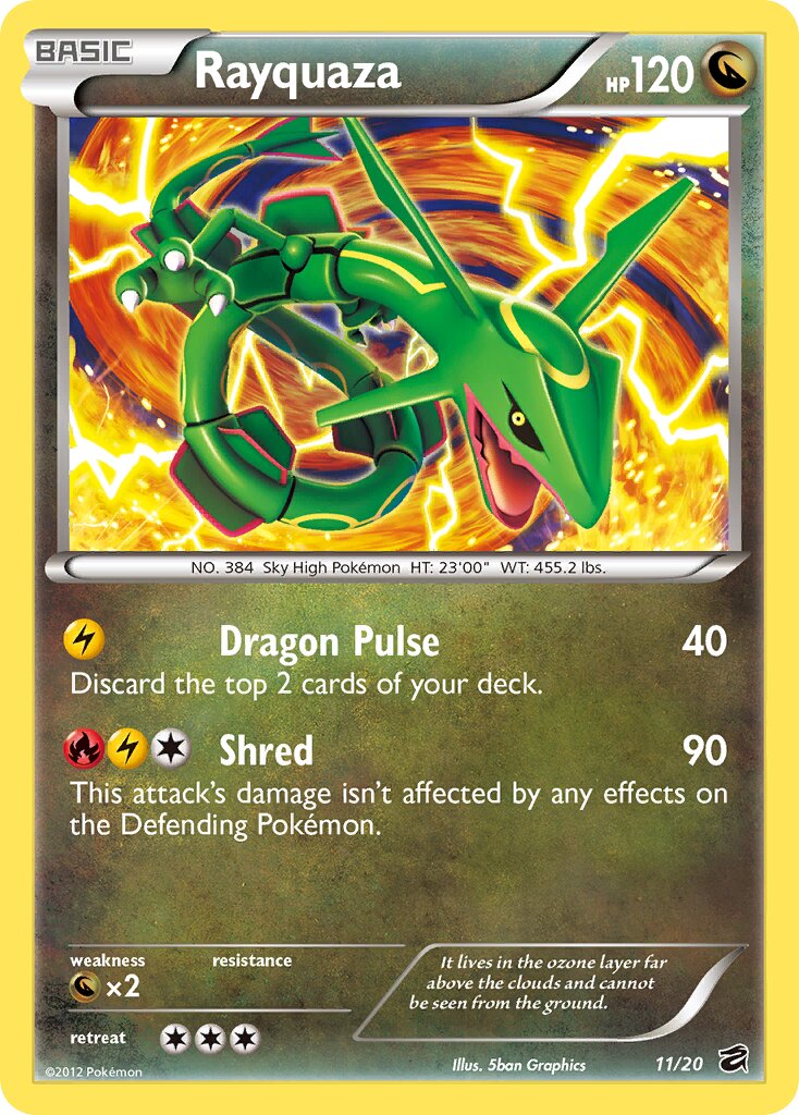 Rayquaza 011 — Dragon Vault (English Pokémon TCG card)