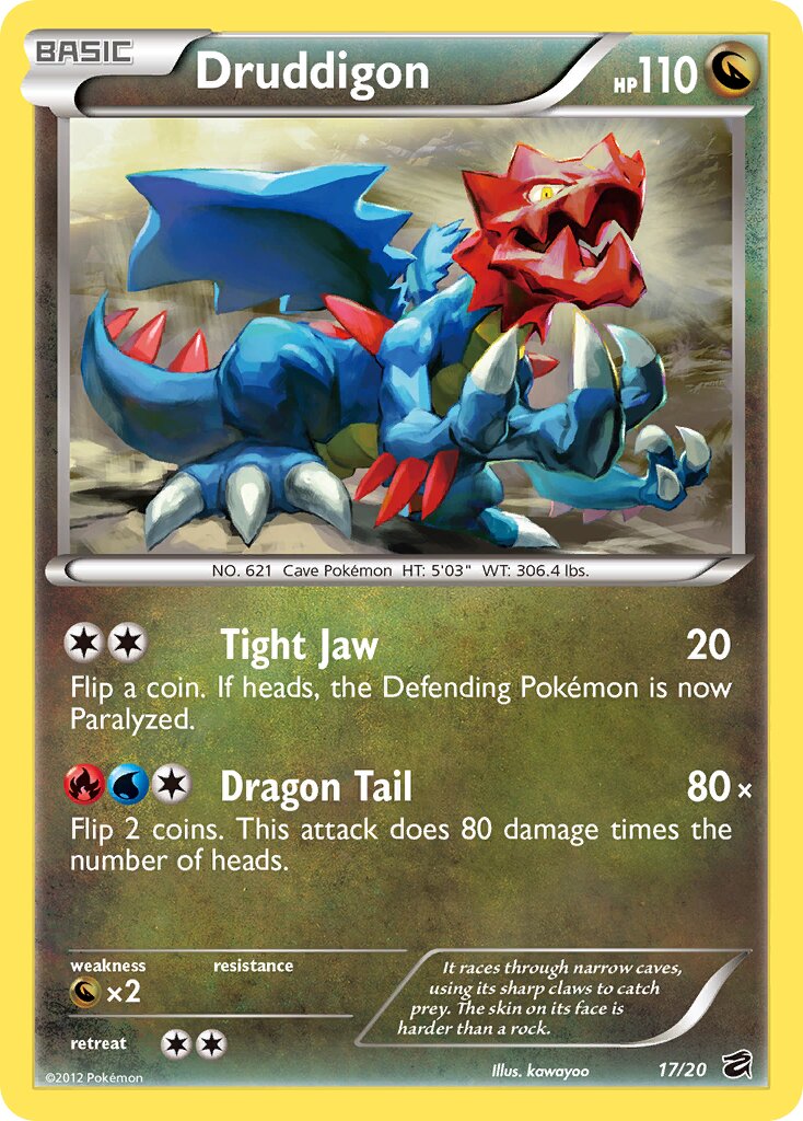Druddigon 017 — Dragon Vault (English Pokémon TCG card)