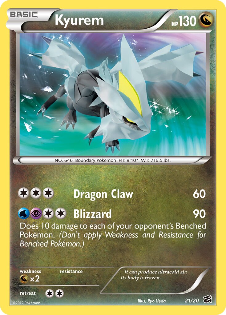 Kyurem 021 — Dragon Vault (English Pokémon TCG card)