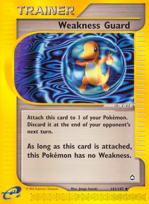 Weakness Guard 141/186 — Aquapolis (English Pokémon TCG card)