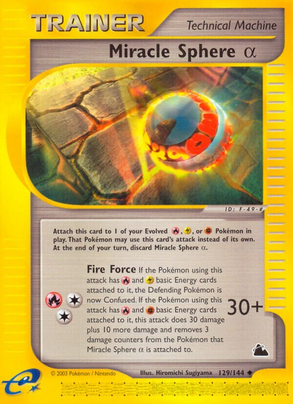 Miracle Sphere α 129/182 — Skyridge (English Pokémon TCG card)