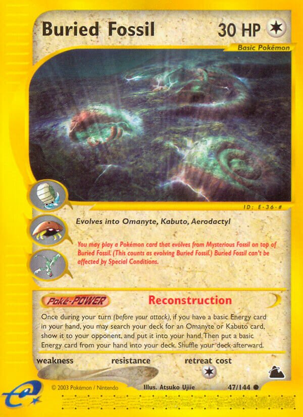 Buried Fossil 047/182 — Skyridge (English Pokémon TCG card)