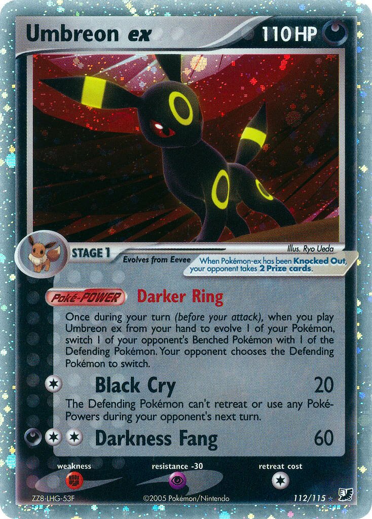 Umbreon ex 112/117 — EX Unseen Forces (English Pokémon TCG card)