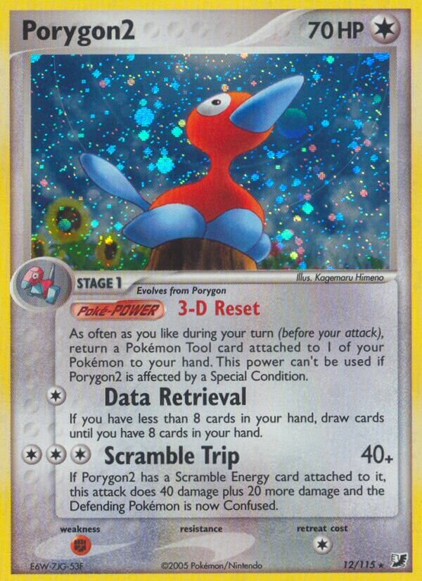 Porygon2 012/117 — EX Unseen Forces (English Pokémon TCG card)